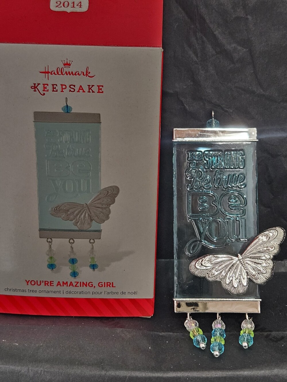 Hallmark Keepsake Ornament: You're Amazing Girl "Be Strong Be True Be You"